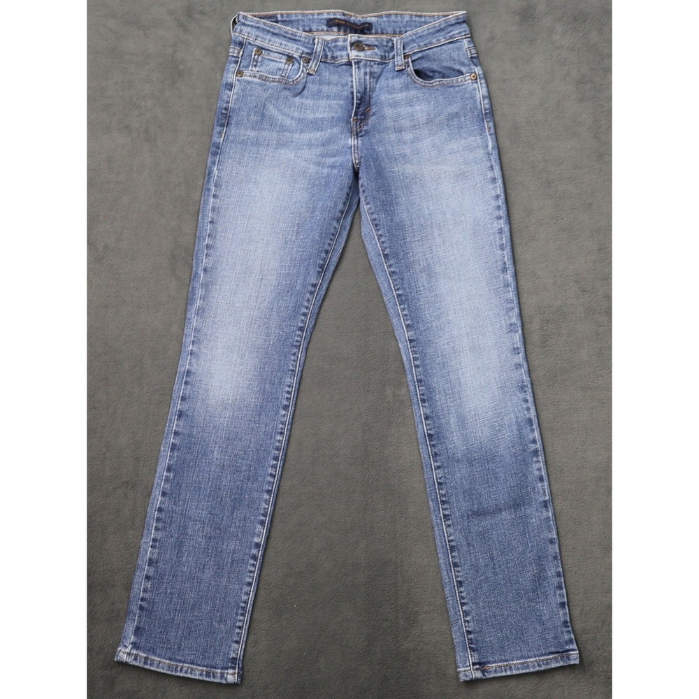 Levis Womens Mid Rise Skinny Jeans Blue Medium Wash Denim Size 6 M